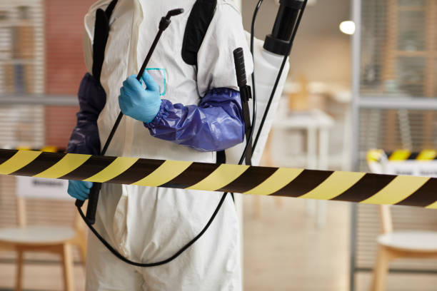 Professional Biohazard Cleanup technician working in Coal Hill, AR